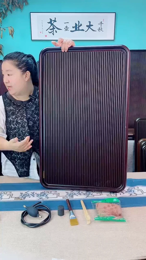 千川红色款式茶盘80*50*5