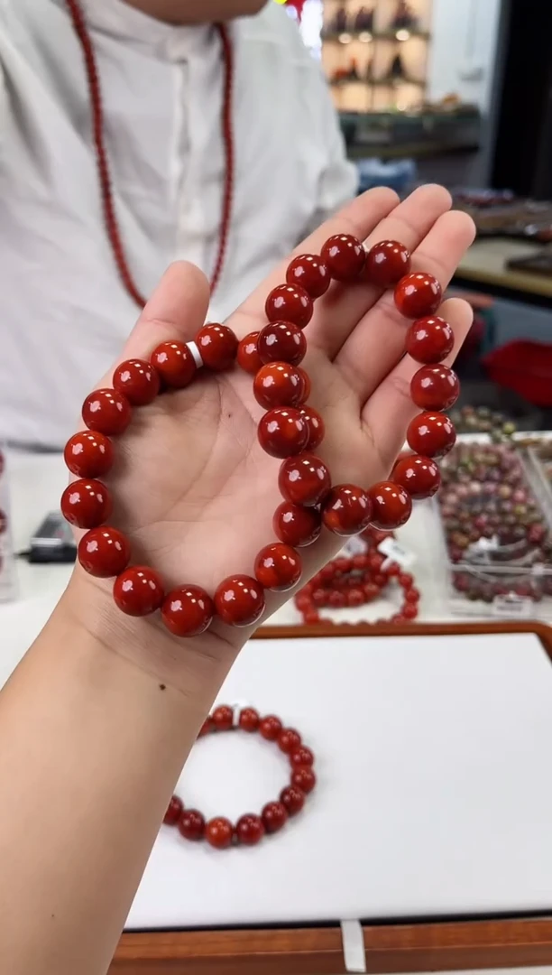 【闪购商品】南红玛瑙瓦西手串13+未镶嵌（多样式发其一）