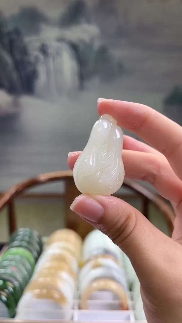 未镶嵌手串和田玉白菜