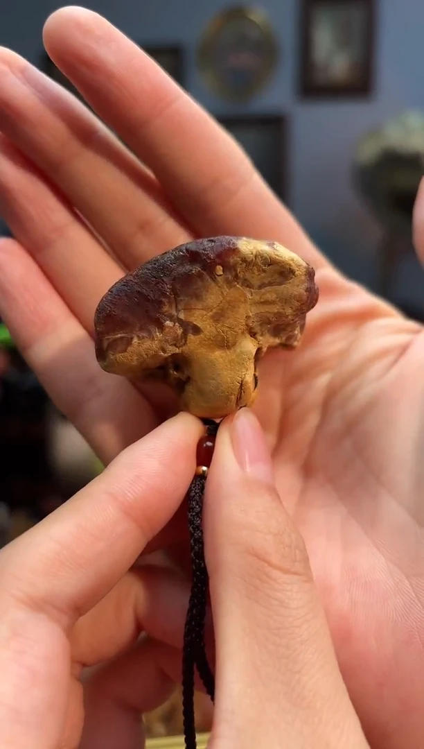 琥珀颈饰未镶嵌吊坠