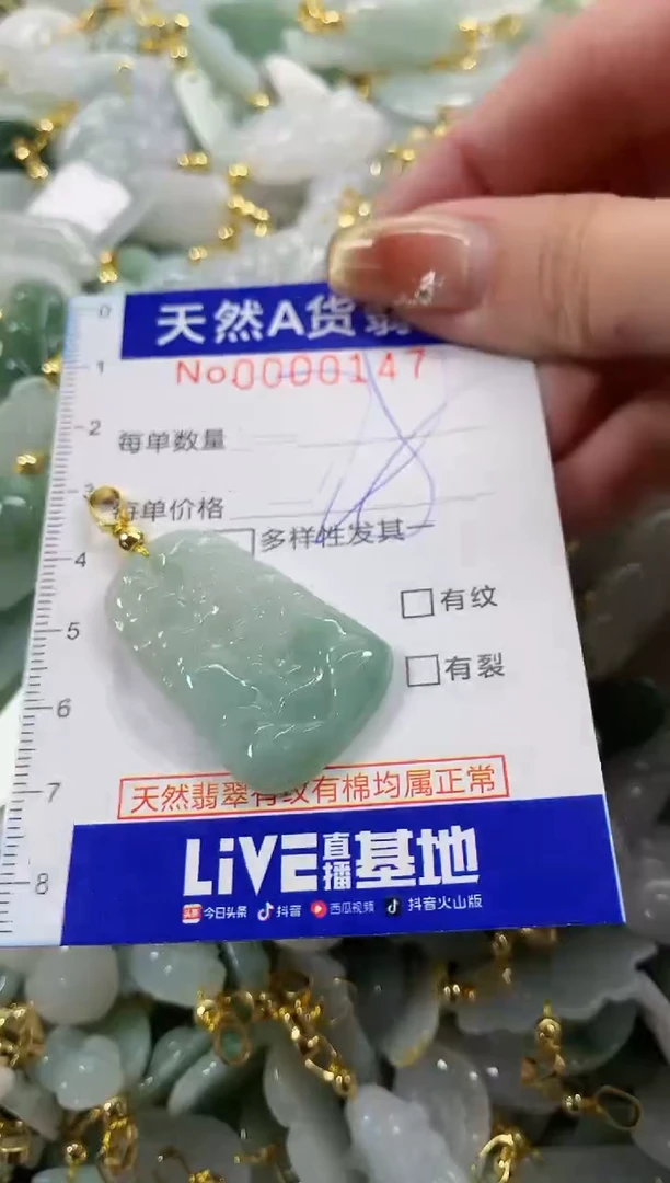颈饰未镶嵌翡翠天然A货翡翠