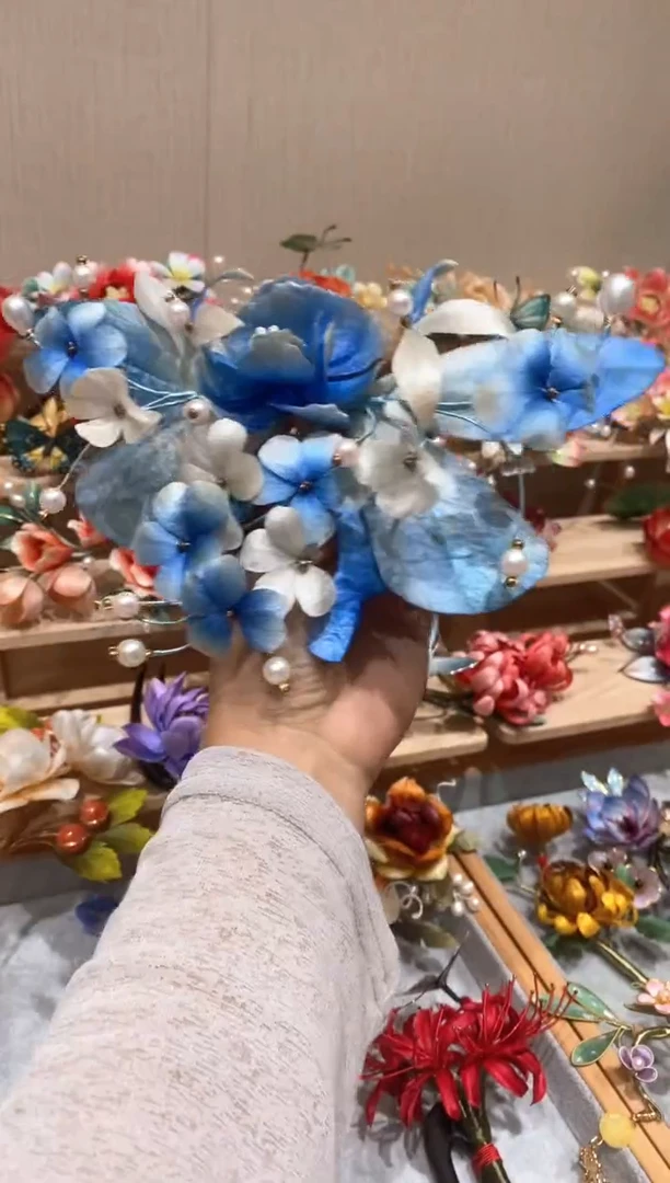 非金属布艺微瑕纯手工非遗花花花花花花