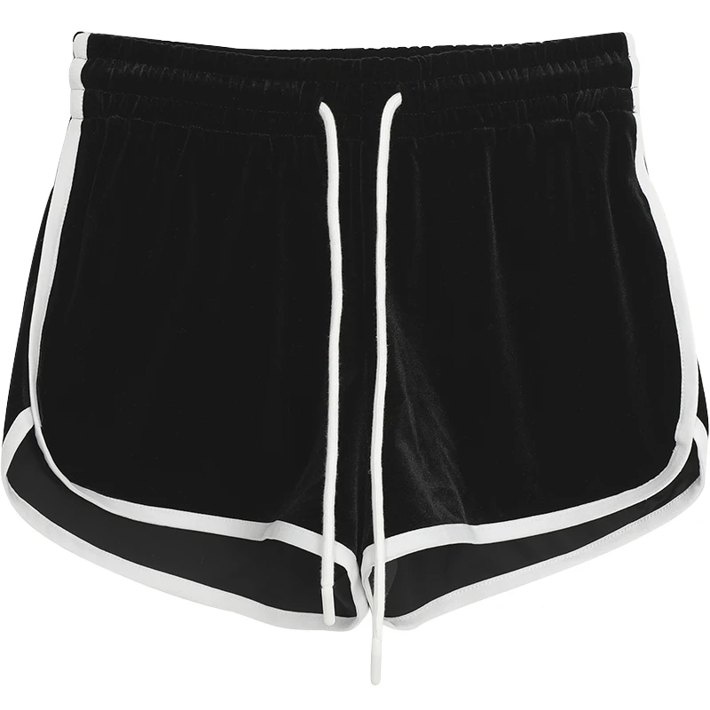 【秋秋清仓】黑白撞色休闲运动风包臀拼接休闲裤234V2791