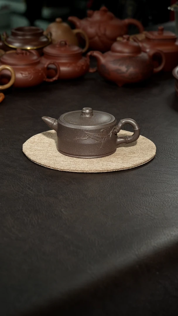 茶壶紫砂03青段磐竹150CC