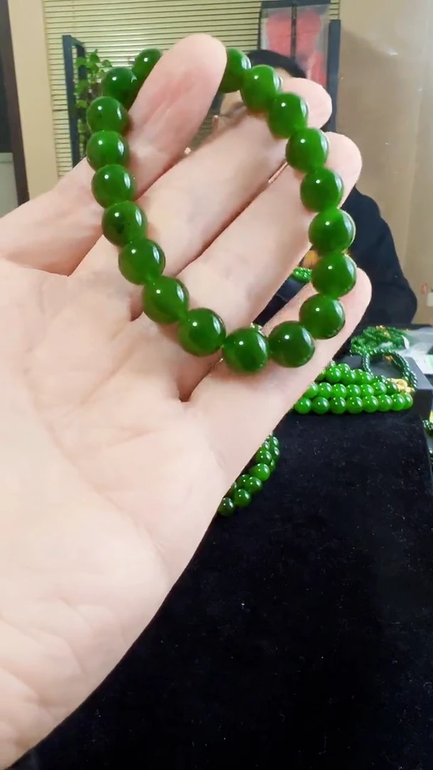 未镶嵌手串和田玉（碧玉）10