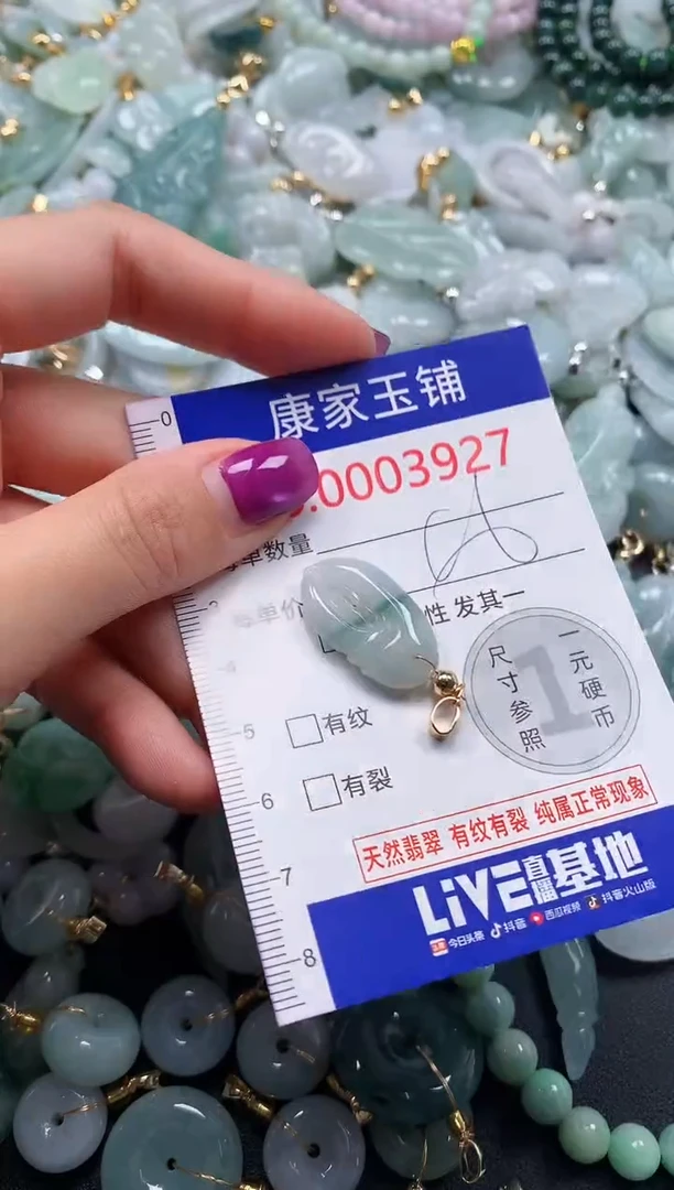 颈饰未镶嵌翡翠3927