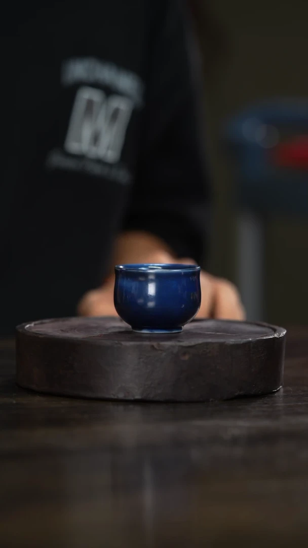 12柴房陶瓷柴烧禅定杯，因柴烧特性，每只都略有不同~