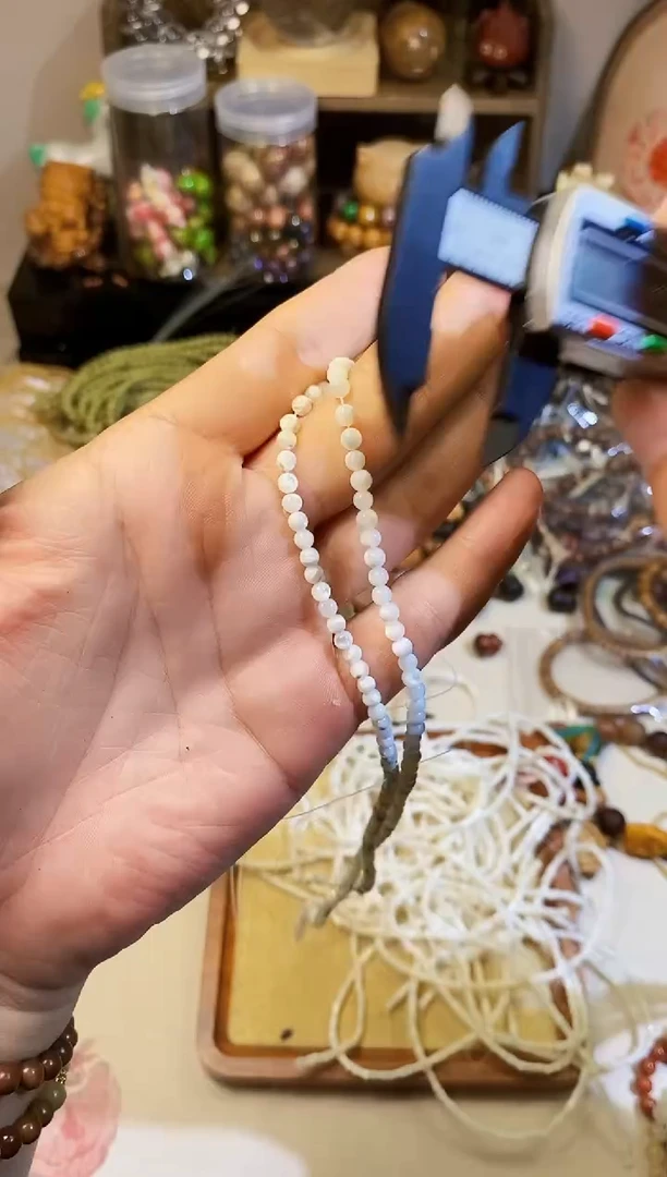 非洲檀香手串/手链马蹄罗卡3圆珠半成品80颗左右