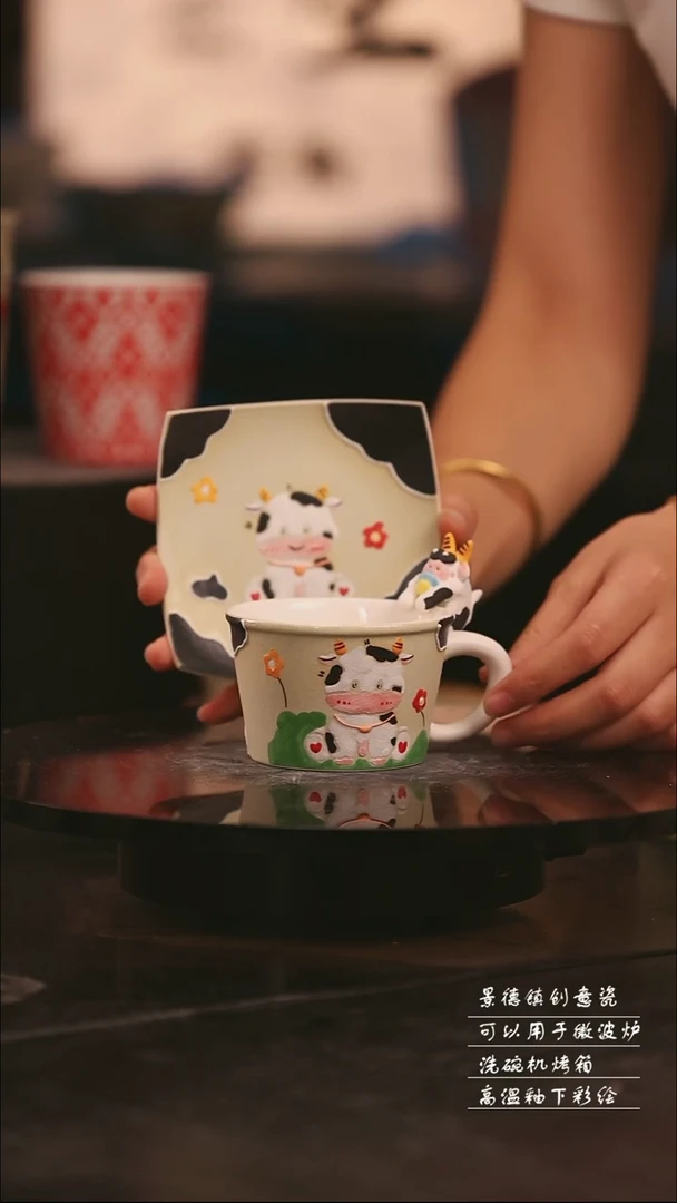 陶瓷景德镇可爱设计师款陶瓷