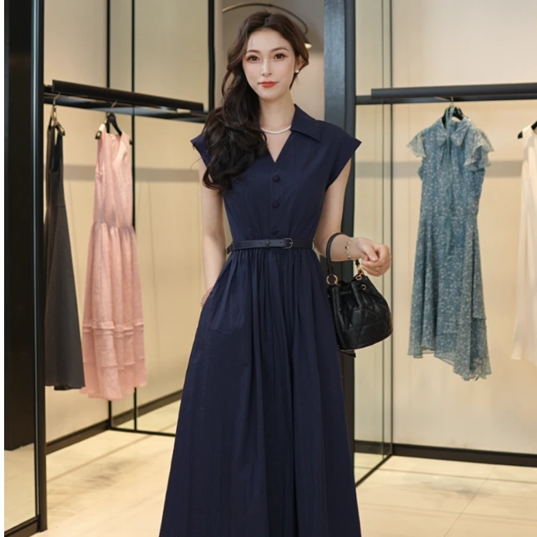 GIRDEAR/哥弟新款小盖袖洋装初恋式显瘦连衣裙（洋气衣服女150003