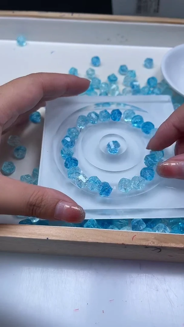 托帕石裸石A1815 蓝托帕钻切10mm10个15元