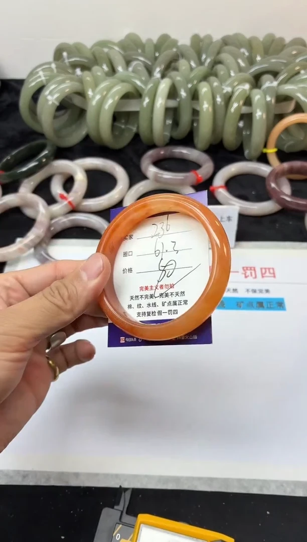 未镶嵌手镯石英质玉236