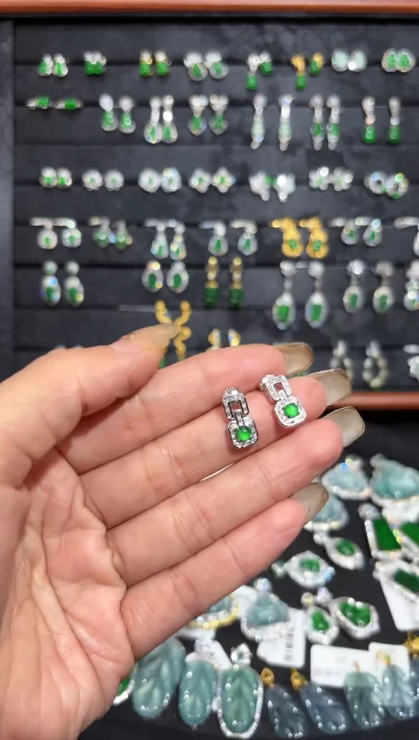 【闪购商品】翡翠颈饰银S925镶嵌蛋面/支持复检/一件