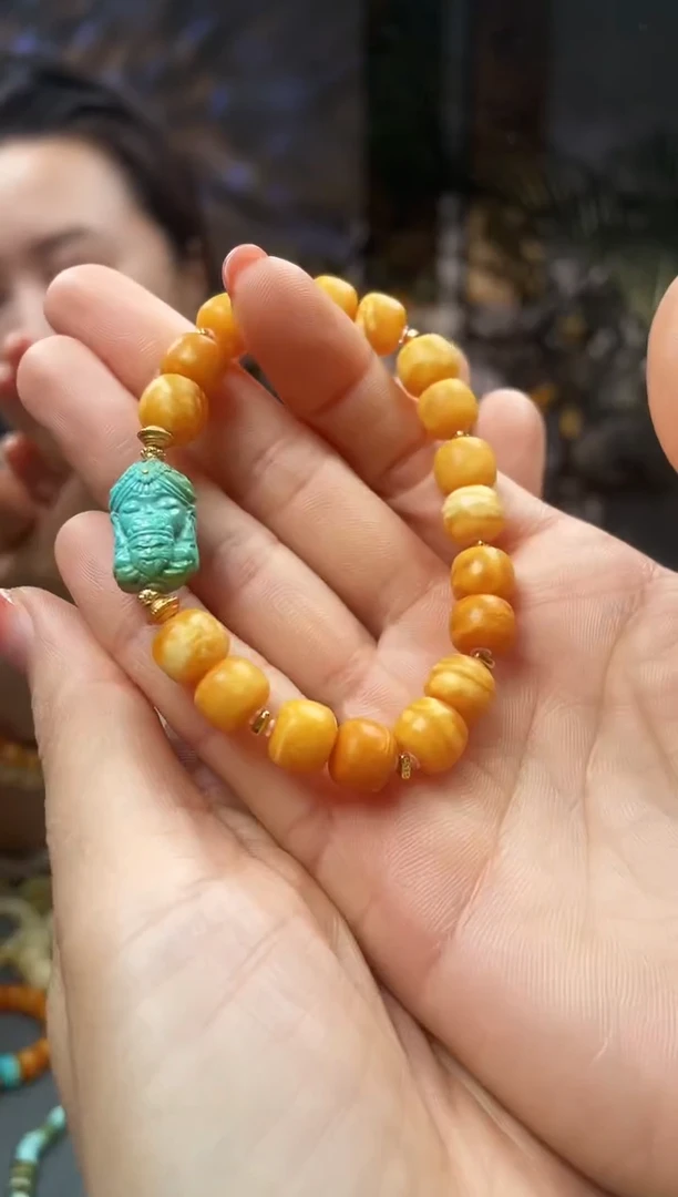 【闪购商品】蜜蜡手链未镶嵌手串8mm