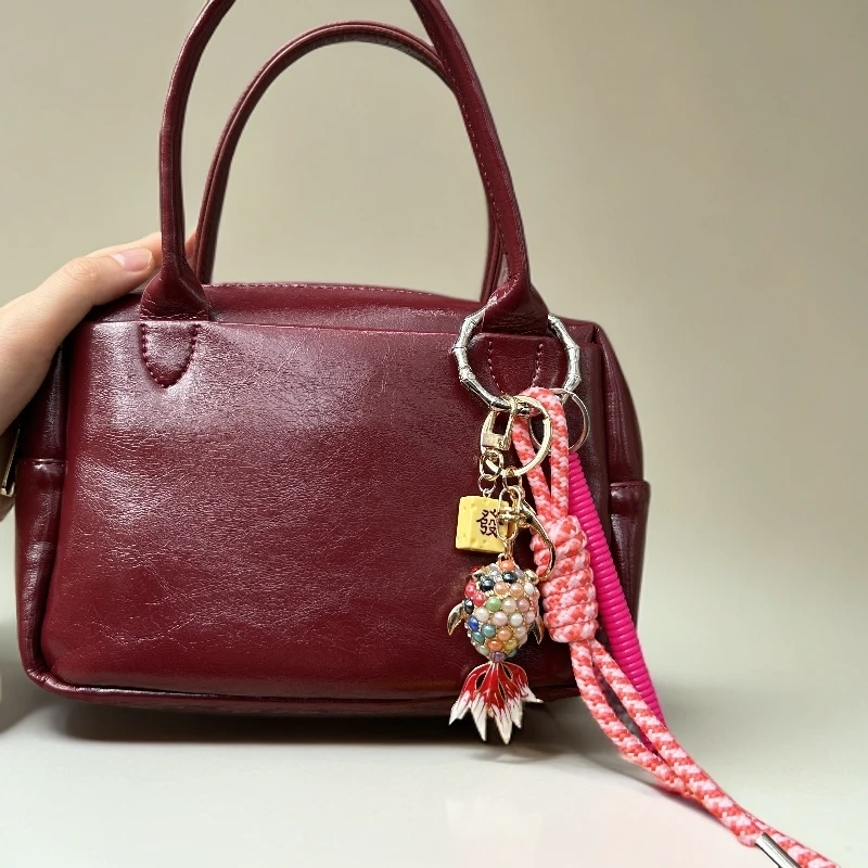 幸运女孩必备锦鲤附体挂饰包包挂件本命转运招桃花小幸运书包玩偶