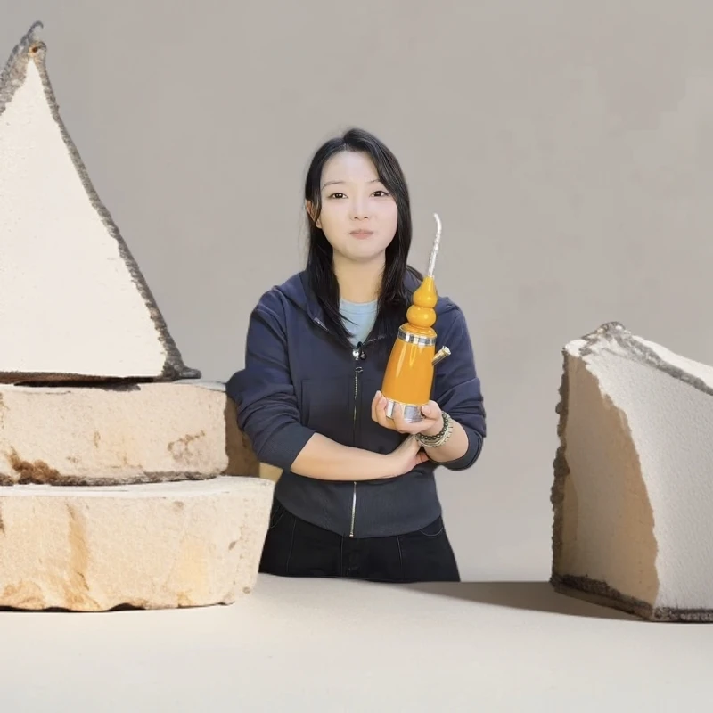 【非-木 小咕噜】穆老爹非遗品牌 水筒筒工艺品