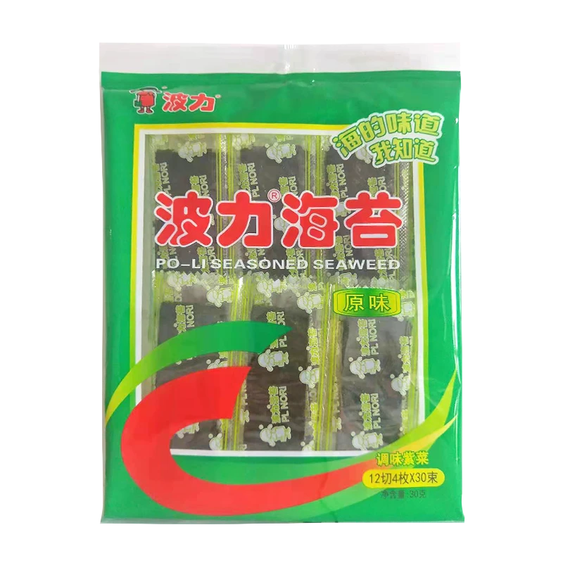 波力海苔30束 原味 30g