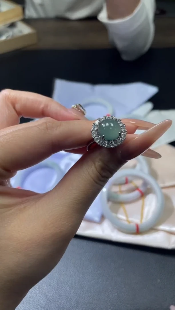 未镶嵌戒指翡翠天然A货翡翠随机发一件117