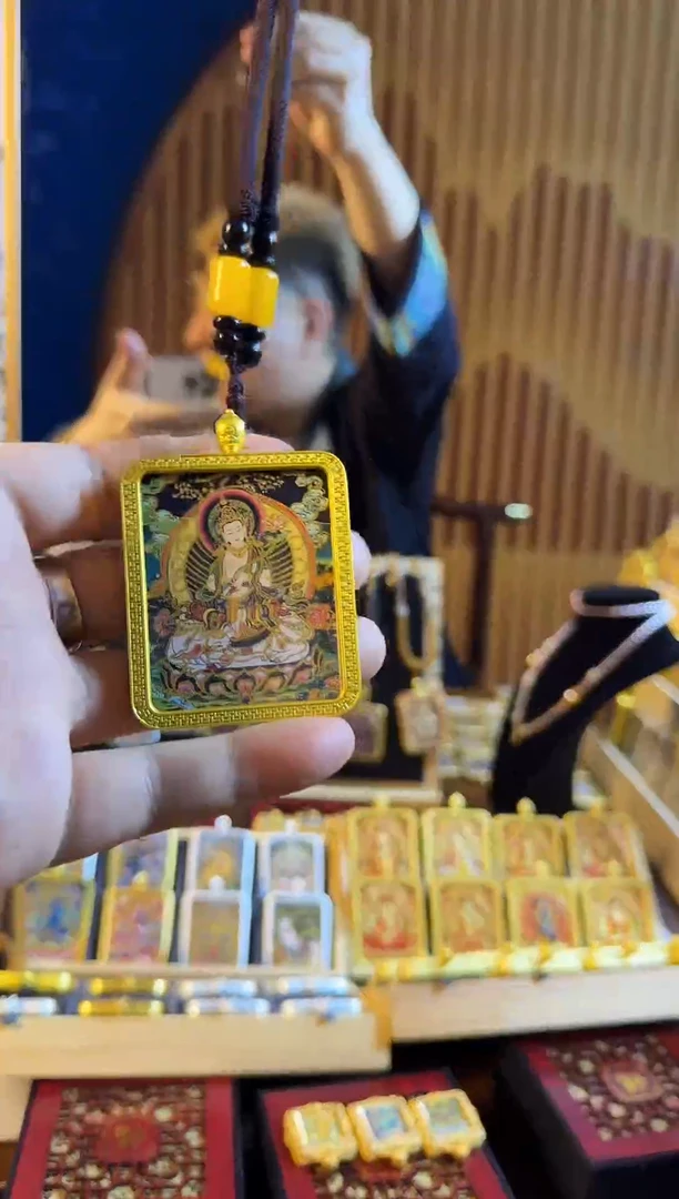 铁合金花岗石汽车唐卡挂件666
