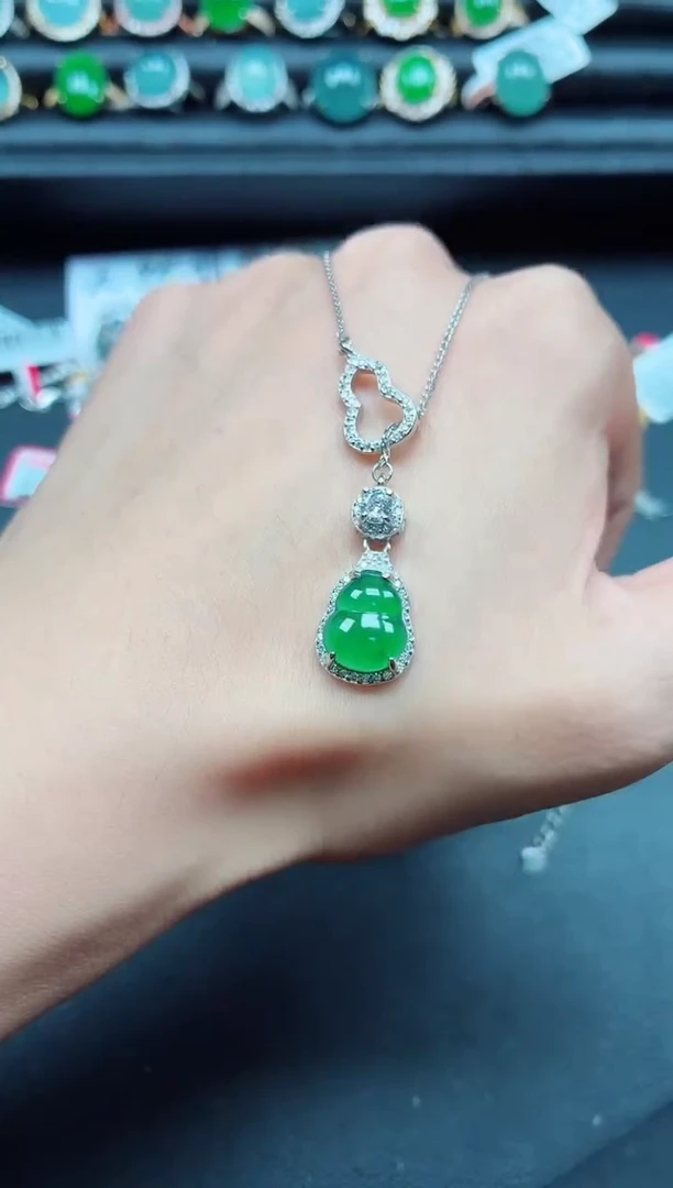 翡翠戒指银S925镶嵌11111