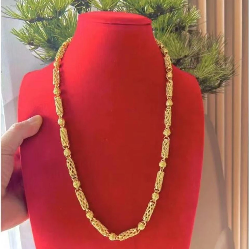 合金项链 抖音好物项链 抖音好物 镂空经典款项链时尚C款（单珠）