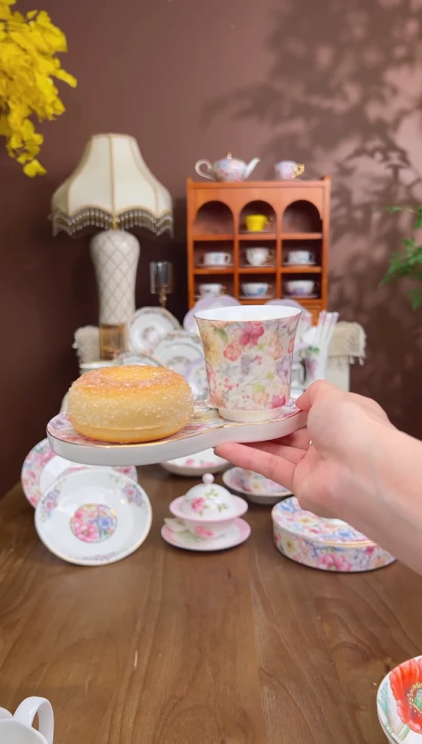 【闪购商品】瓦当秘密花园葫芦小托盘1个，主人杯1个