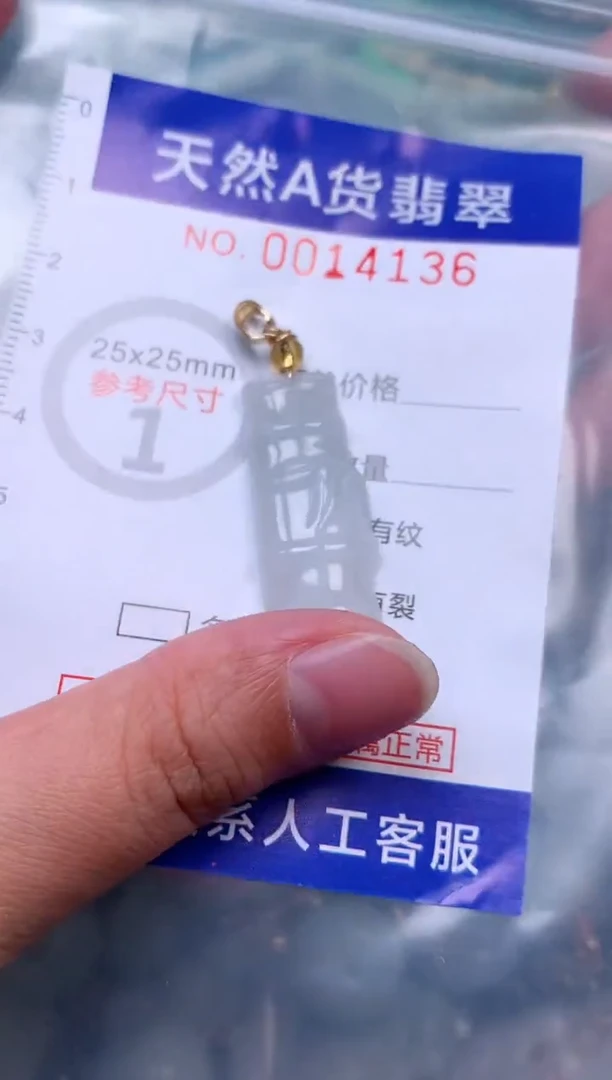 吊坠(赠链)未镶嵌翡翠1