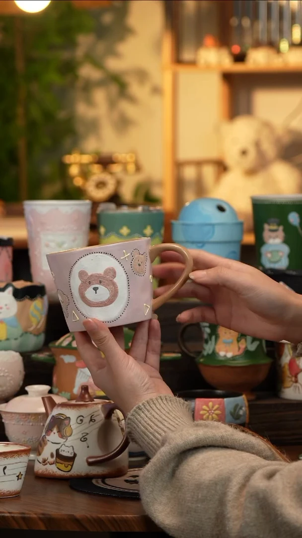 杯子瓷A150景德镇原创手工陶瓷