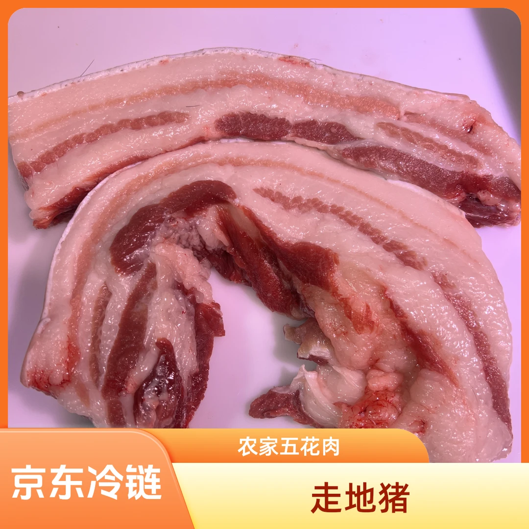 五花肉【专拍链接】安徽定远农家养殖走地猪京东冷链当日速冻发