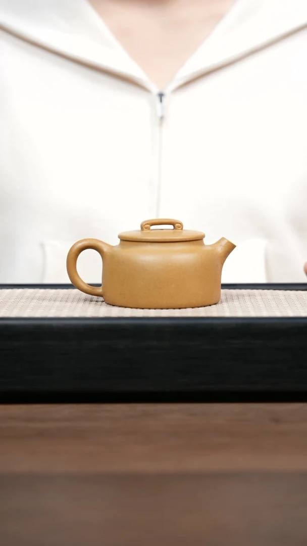 【闪购商品】紫砂茶壶YZL黄金段予书如意