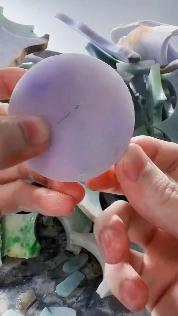裸石翡翠缅甸翡翠A货文485
