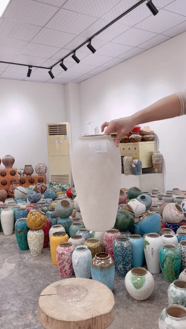 【闪购商品】瓶 孤品 微瑕陶瓷花瓶 无花zd509