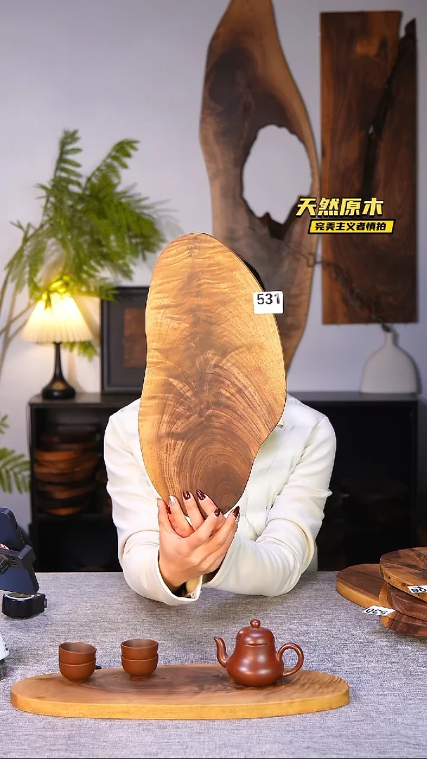 木北美黑胡桃原木.干裂疤结不属于商品质量问题完美主义者慎拍