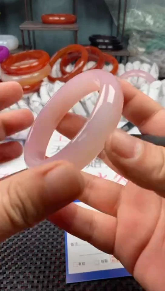 【闪购商品】玛瑙/玉髓手镯未镶嵌140-62多样性发货看清圈口下单