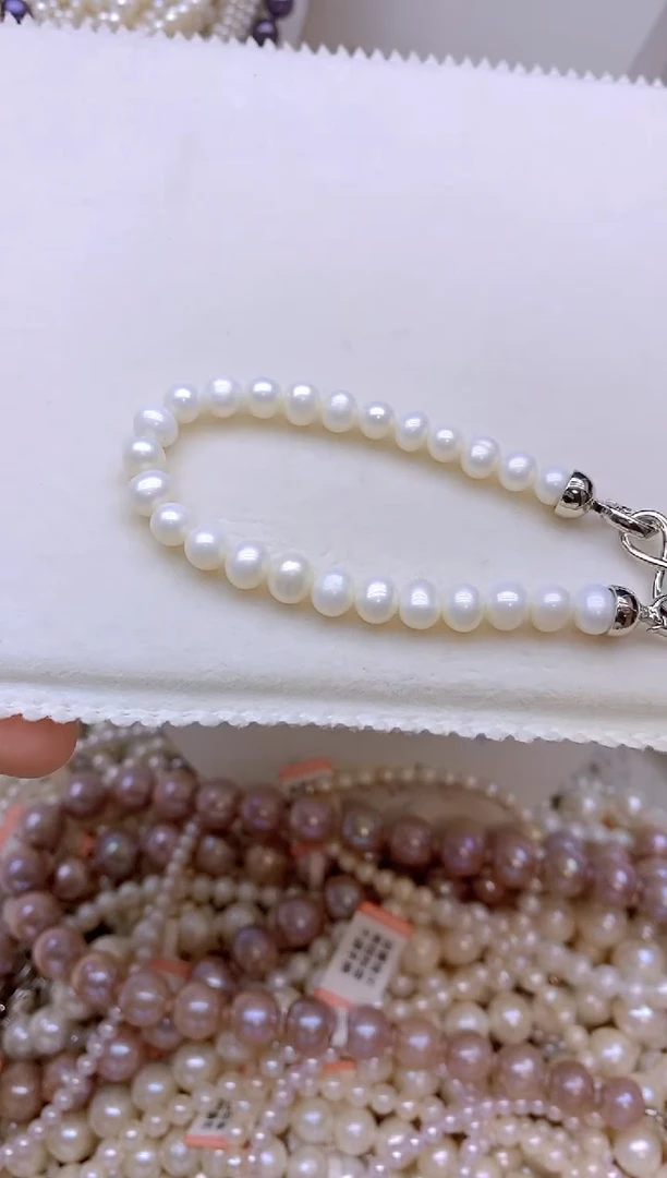 未镶嵌淡水珍珠1手串2
