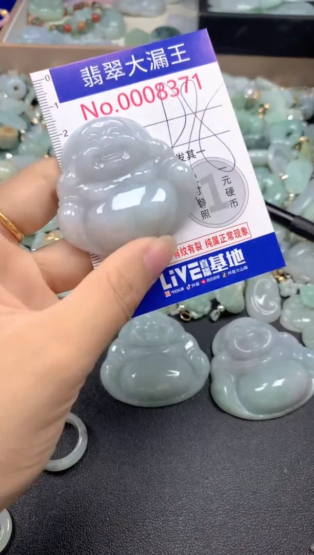 翡翠未镶嵌吊坠(不含链)8371