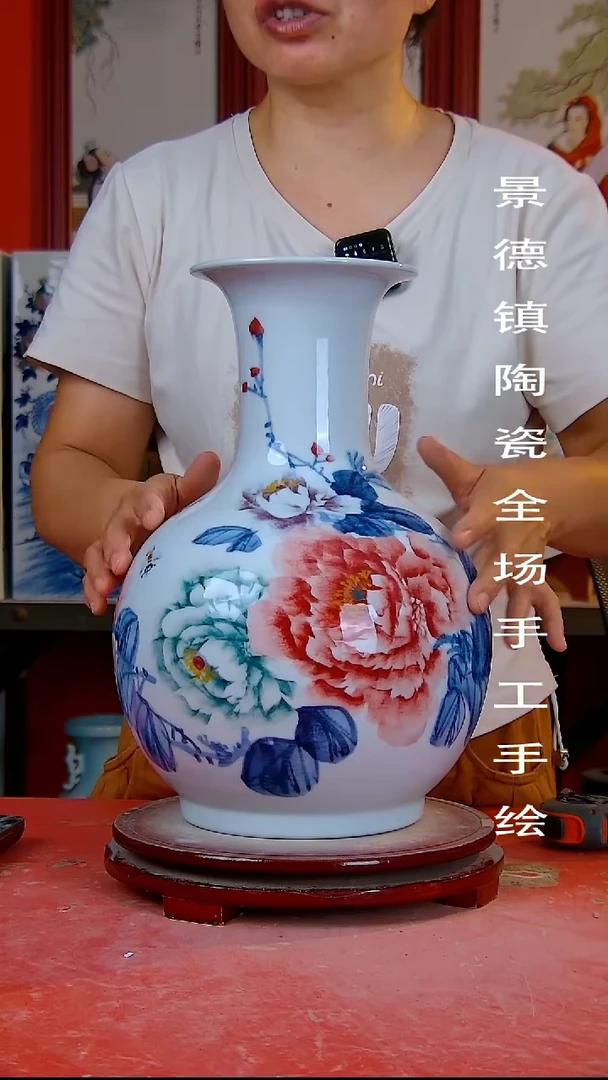 摆件景德镇陶瓷 全场手工手绘
