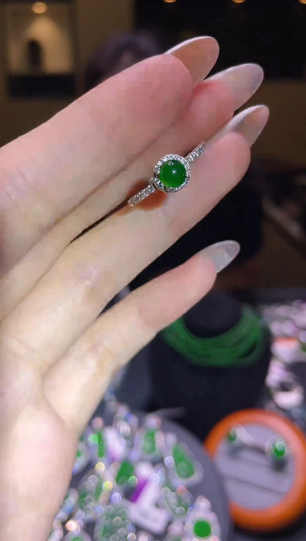 吊坠(不含链)银S925镶嵌翡翠翡翠