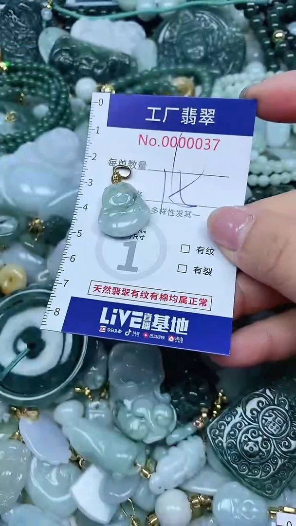 【闪购商品】翡翠吊坠(不含链)未镶嵌翡翠