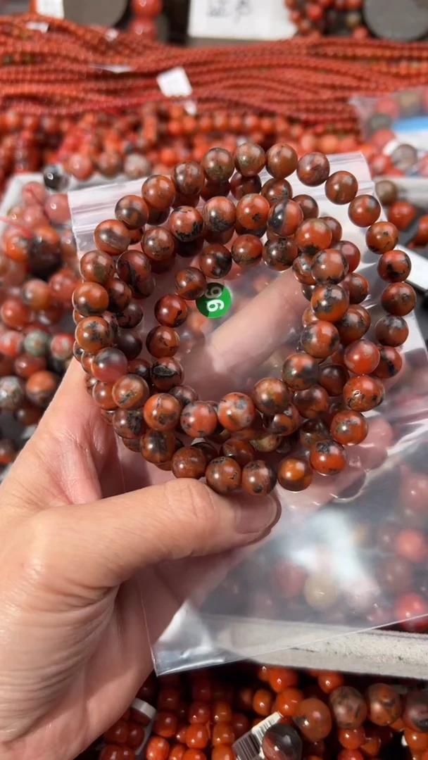 南红玛瑙手串未镶嵌9