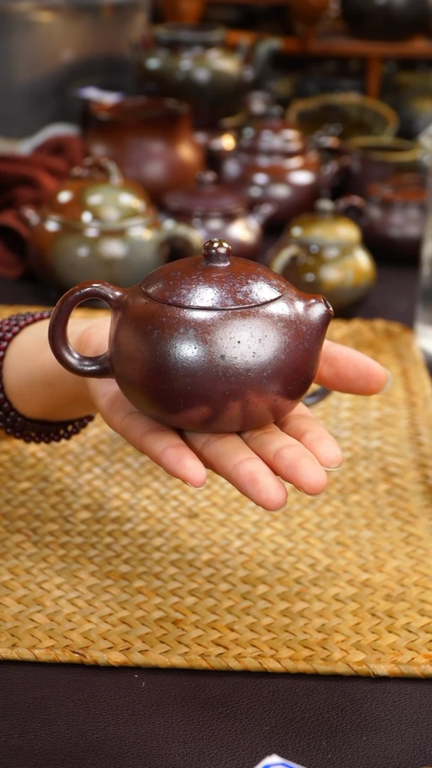 茶壶紫砂浪****༒纯自然柴烧