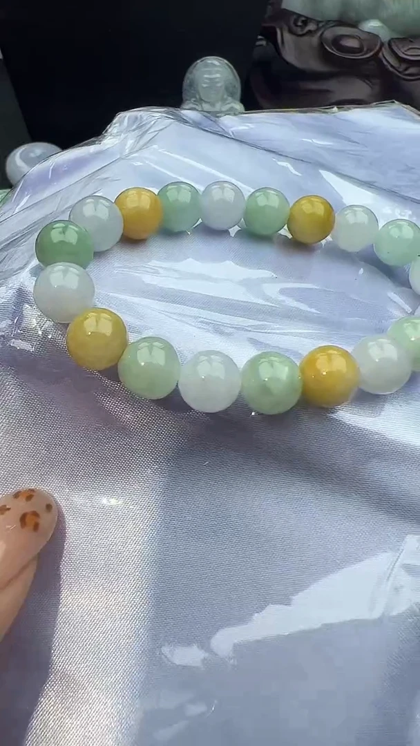 未镶嵌手串翡翠多宝手串