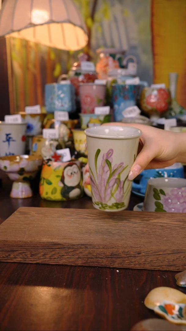 摆件泥垚手作 景德镇手工手绘器物