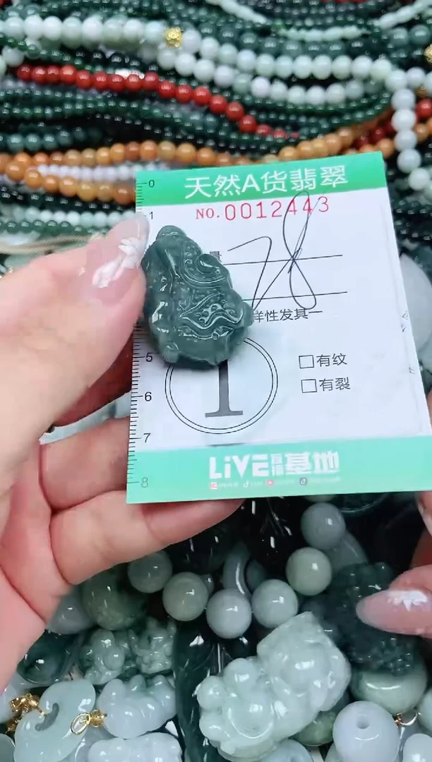 颈饰未镶嵌翡翠翡翠