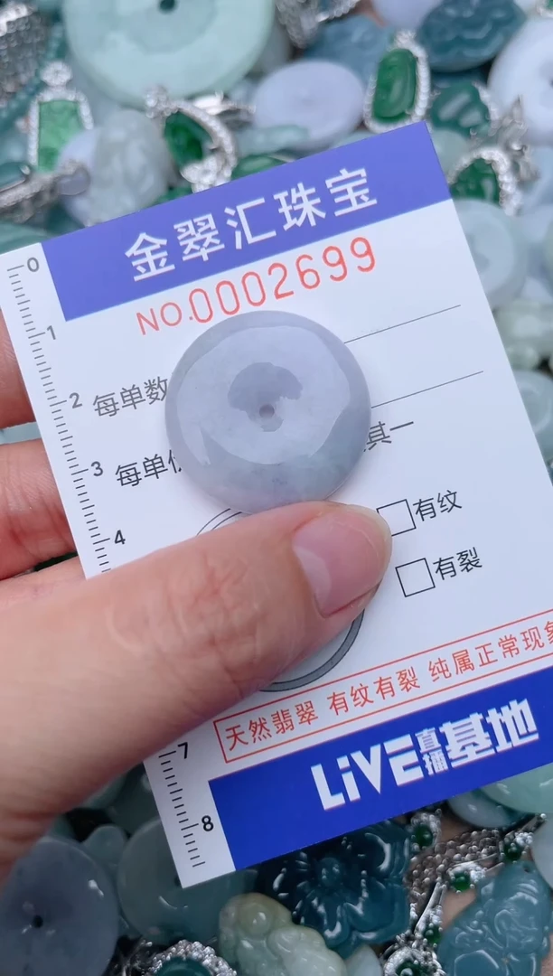 翡翠未镶嵌颈饰2699........1