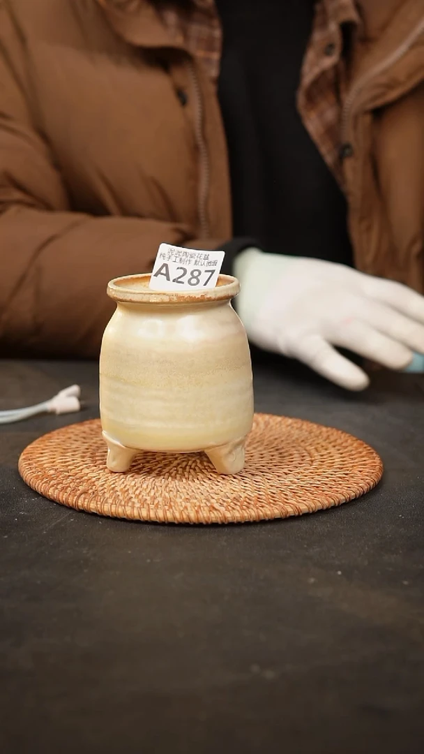 【闪购商品】瓷片287泥泥手工花盆