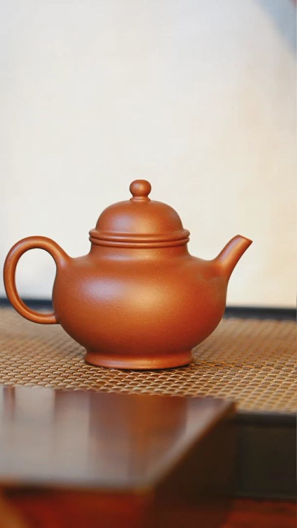 茶壶紫砂乐意壶 壶脉雅集精工精料专用 紫泥 150cc 宜兴原矿紫砂