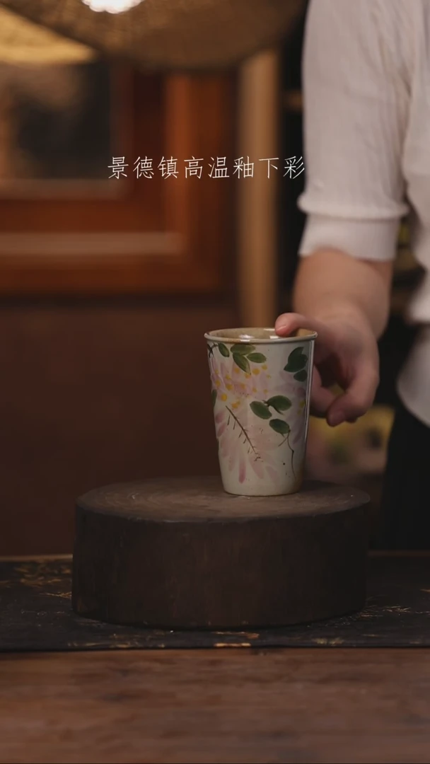 陶瓷景德镇高温釉下手绘陶瓷201