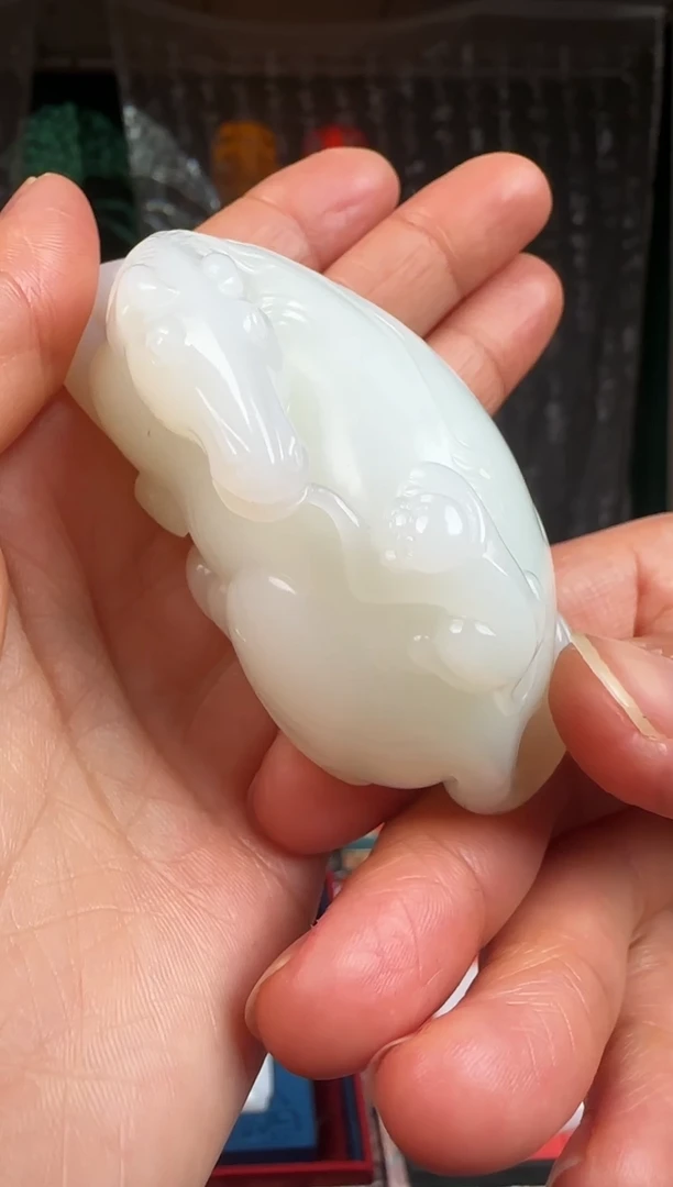 未镶嵌和田玉把件马上封侯