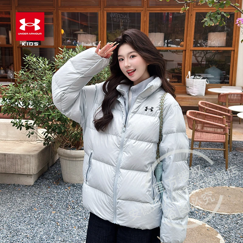 安德玛新款情侣运动时尚休闲简约潮流加厚秋冬季羽绒服254306113